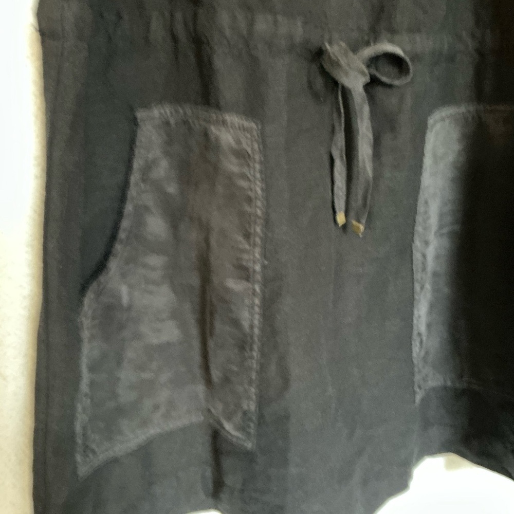 Young Fabulous Broke Tencel Linen  Pinafore Dress Medium - Picture 5 of 15